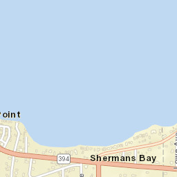 Shermans Bay New York Street Map