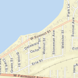 Lakewood New York Street Map