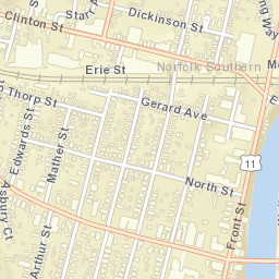 Binghamton New York Street Map