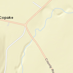 Copake New York Street Map