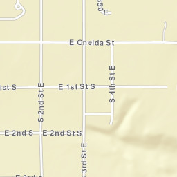 100-198 East 2nd South Street, Preston, ID Street Map