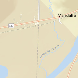 Vandalia New York Street Map