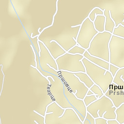 Pršovce Street Map