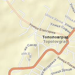 Topolovgrad Street Map
