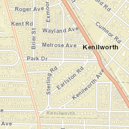 527-529 Park Dr, Kenilworth, IL 60043 Street Map