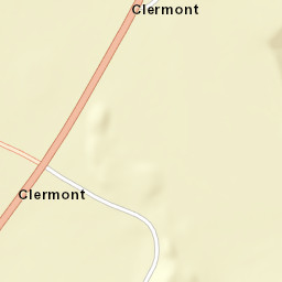 Clermont New York Street Map
