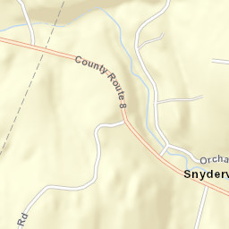 Snyderville New York Street Map