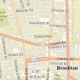 Brockton Street Map