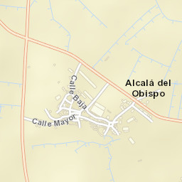 Alcalá del Obispo Street Map