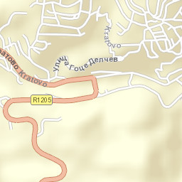 Kratovo Street Map