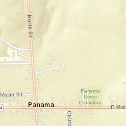 Panama New York Street Map