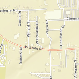 St. Bonaventure New York Street Map