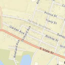 East Olean New York Street Map
