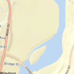 Windsor New York Street Map