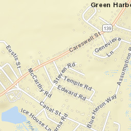 Green Harbor-Cedar Crest Street Map