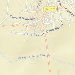 Santibáñez de Vidriales Street Map