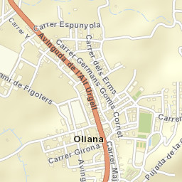 Oliana Street Map