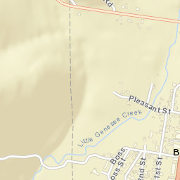 Bolivar New York Street Map