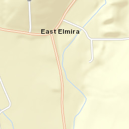 East Elmira New York Street Map