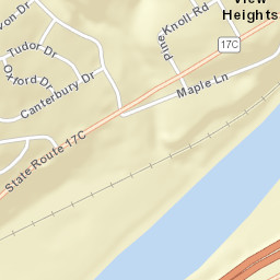 Crest View Heights New York Street Map