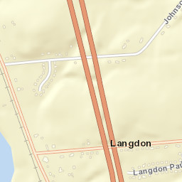 Langdon New York Street Map