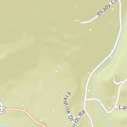 Shady New York Street Map