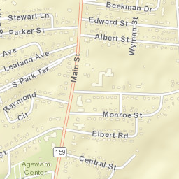 Agawam Street Map