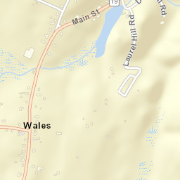 Wales Street Map