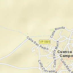 Cuenca de Campos Street Map