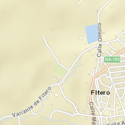 Fitero Street Map
