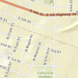 100-198 Lincoln Highway, Carroll, IA 51401 Street Map