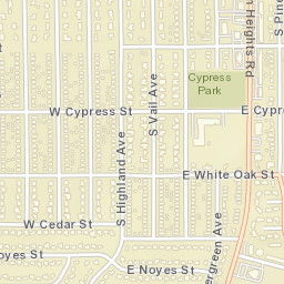 1172-1180 South Walnut Avenue, Arlington Heights, IL Street Map