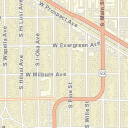 121 S Emerson St, Mt Prospect, IL 60056, USA Street Map