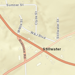 Stillwater New York Street Map