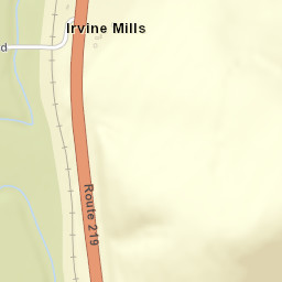 Irvine Mills New York Street Map