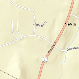 Nevis New York Street Map