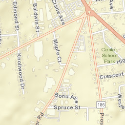 East Longmeadow Street Map