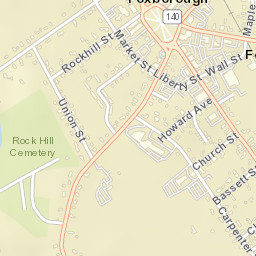 Foxborough Street Map