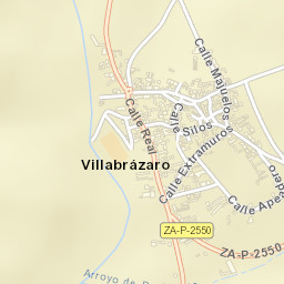 Villabrázaro Street Map