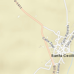 Santa Cecilia Street Map
