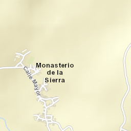 Monasterio de la Sierra Street Map