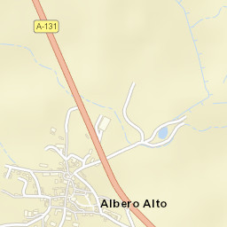 Albero Alto Street Map