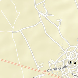 Ullà Street Map
