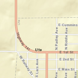 200-298 East 1st Street, Ute, IA 51060, USA Street Map