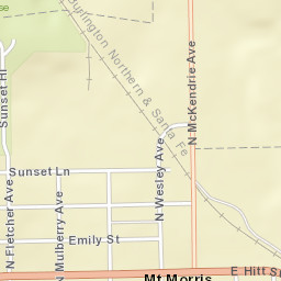 245 N McKendrie Ave, Mt Morris, IL 61054, USA Street Map