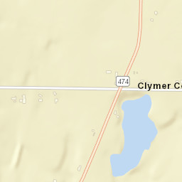 Clymer Center New York Street Map