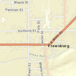 Frewsburg New York Street Map