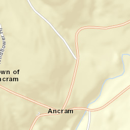 Ancram New York Street Map
