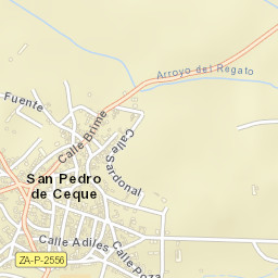 San Pedro de Ceque Street Map