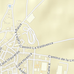 Almudévar Street Map